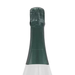 Donkergroene capsule van fles bedrukken voor cava, prosecco en champagne