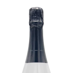 Zwarte capsule van fles bedrukken voor cava, prosecco en champagne